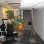Sump pump backup in finish basement